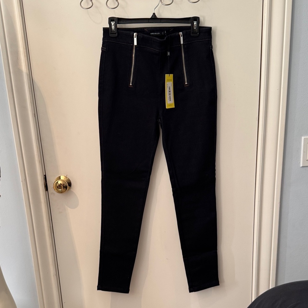 Karen Millen NWT Blue Straight Leg Jeans